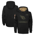 Parkc A.Cardinals Black Salute to Service Pullover Hoodies Blank Player Stitched Jerseys