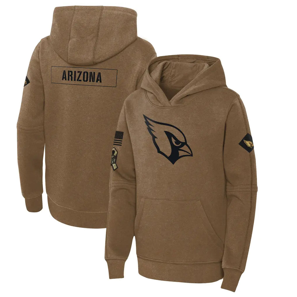 Parkc A.Cardinals Brown Salute To Service Limited Hoodies Blank Player Stitched Jerseys