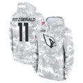 Parkc A.Cardinals #11 Larry Fitzgerald Player Arctic Camo Salute to Service Limited Hoodie Stitched Jerseys