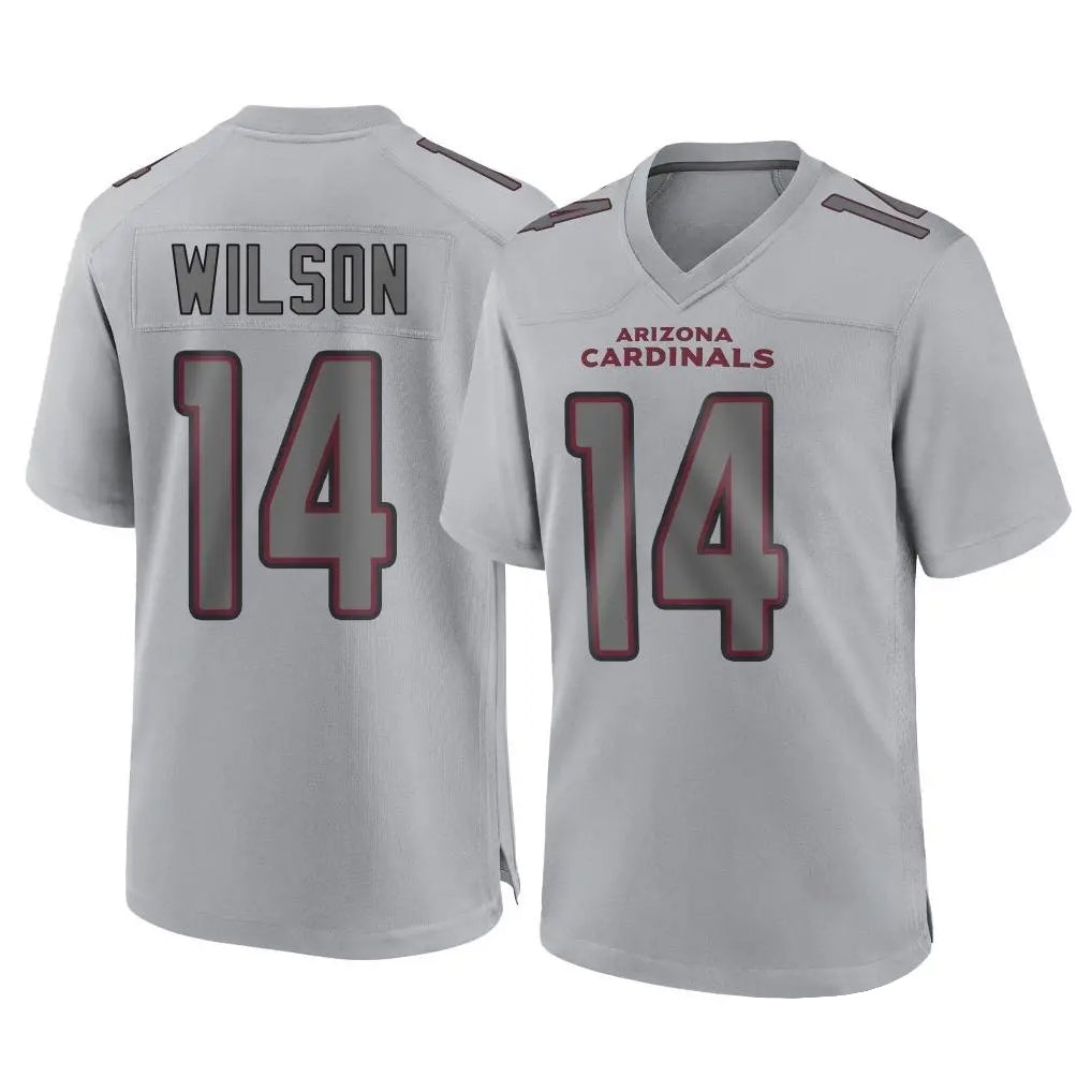 Parkc A.Cardinals #14 Michael Wilson Player Gray Fashion Home Game Stitched Jerseys