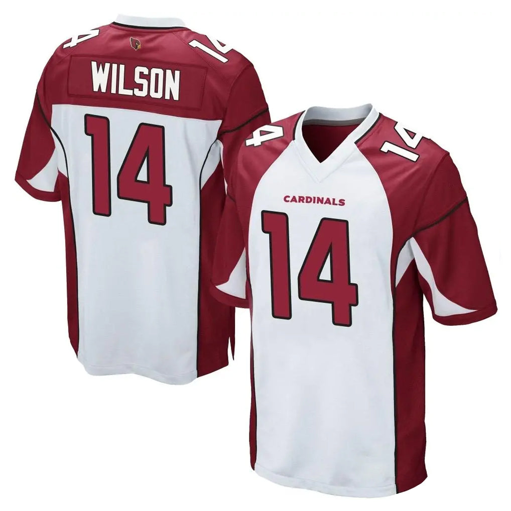Parkc A.Cardinals #14 Michael Wilson Player White Cardinal Home Game Stitched Jerseys