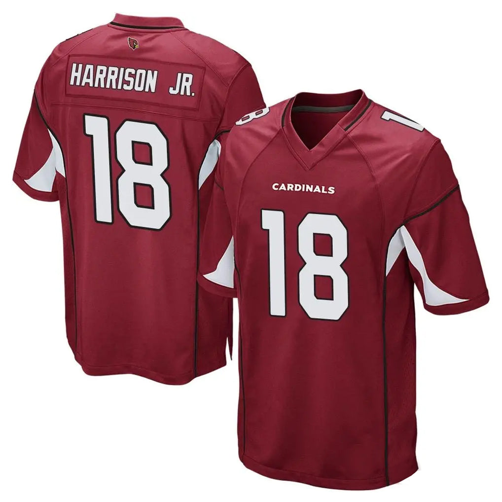 Parkc A.Cardinals #18 Marvin Harrison Jr. Player Cardinal Home Game Stitched Jerseys