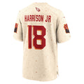 Parkc A.Cardinals #18 Marvin Harrison Jr. Player Cream Rivalries Collection Game Stitched Jerseys
