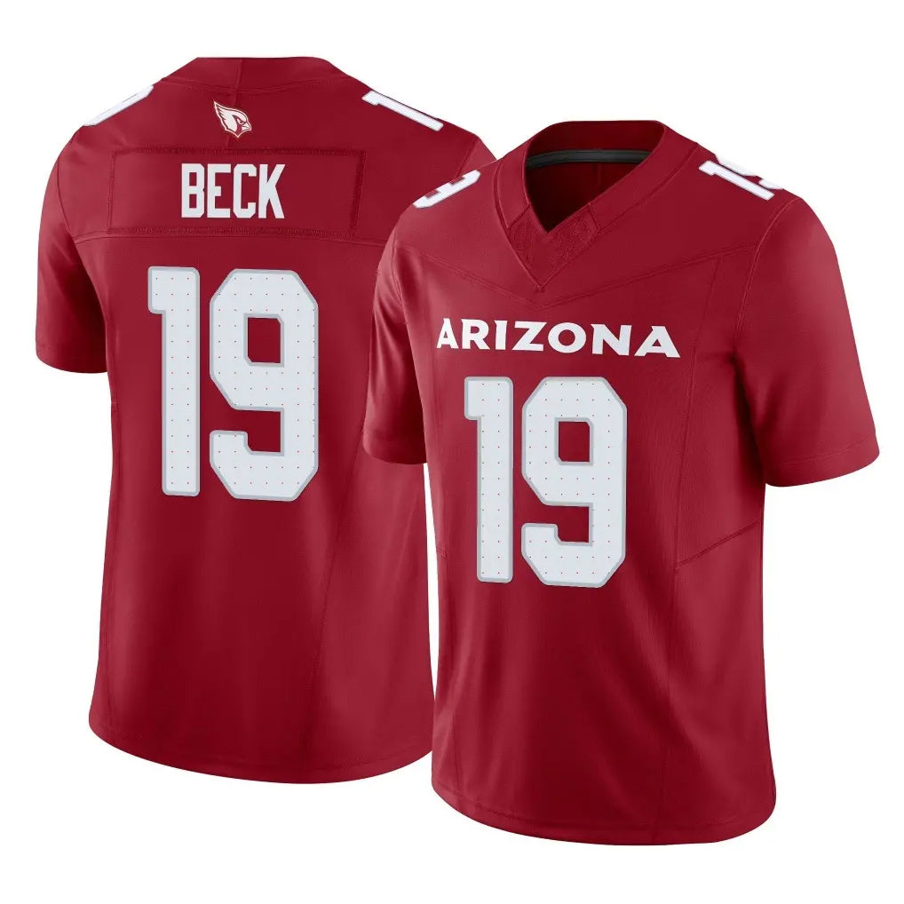 Parkc A.Cardinals #19 Carson Beck Player Cardinal Vapor F.U.S.E. Limited Home Game Stitched Jerseys