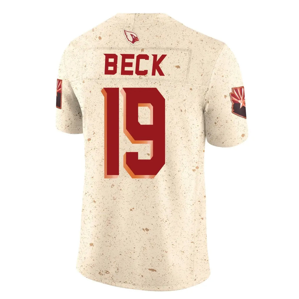 Parkc A.Cardinals #19 Carson Beck Player Cream Rivalries Collection Vapor Limited Home Game Stitched Jerseys