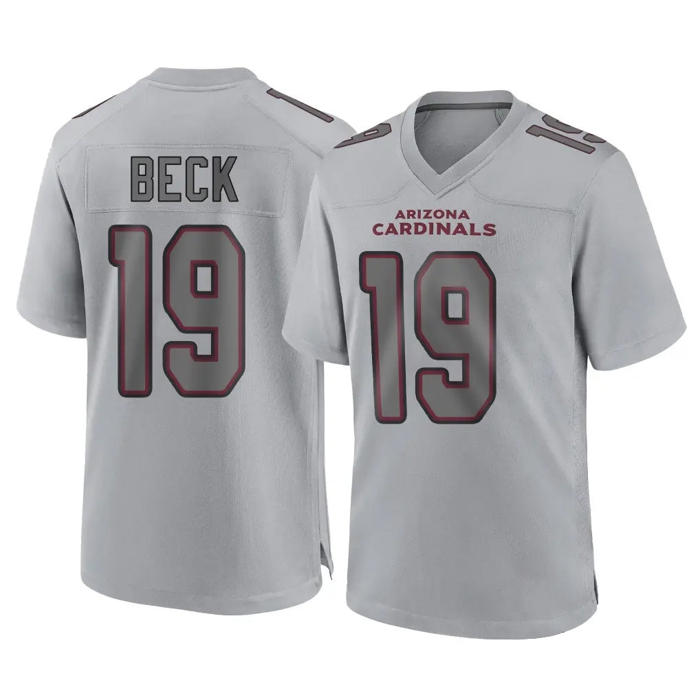Parkc A.Cardinals #19 Carson Beck Player Gray Fashion Home Game Stitched Jerseys