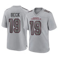 Parkc A.Cardinals #19 Carson Beck Player Gray Fashion Home Game Stitched Jerseys