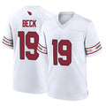 Parkc A.Cardinals #19 Carson Beck Player White Home Game Stitched Jerseys
