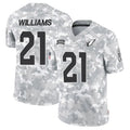 Parkc A.Cardinals #21 Garrett Williams Player Camo Salute to Service Limited Stitched Stitched Jerseys