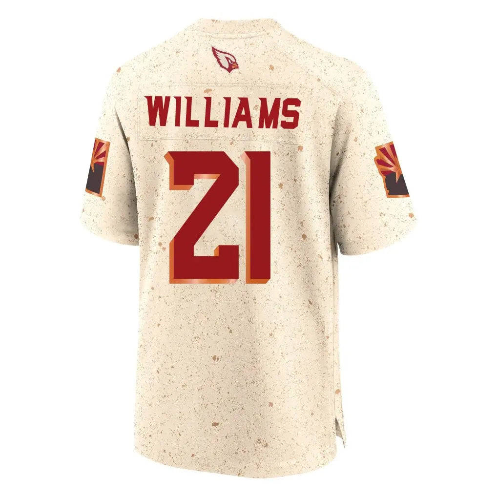 Parkc A.Cardinals #21 Garrett Williams Player Cream Rivalries Collection Game Stitched Jerseys