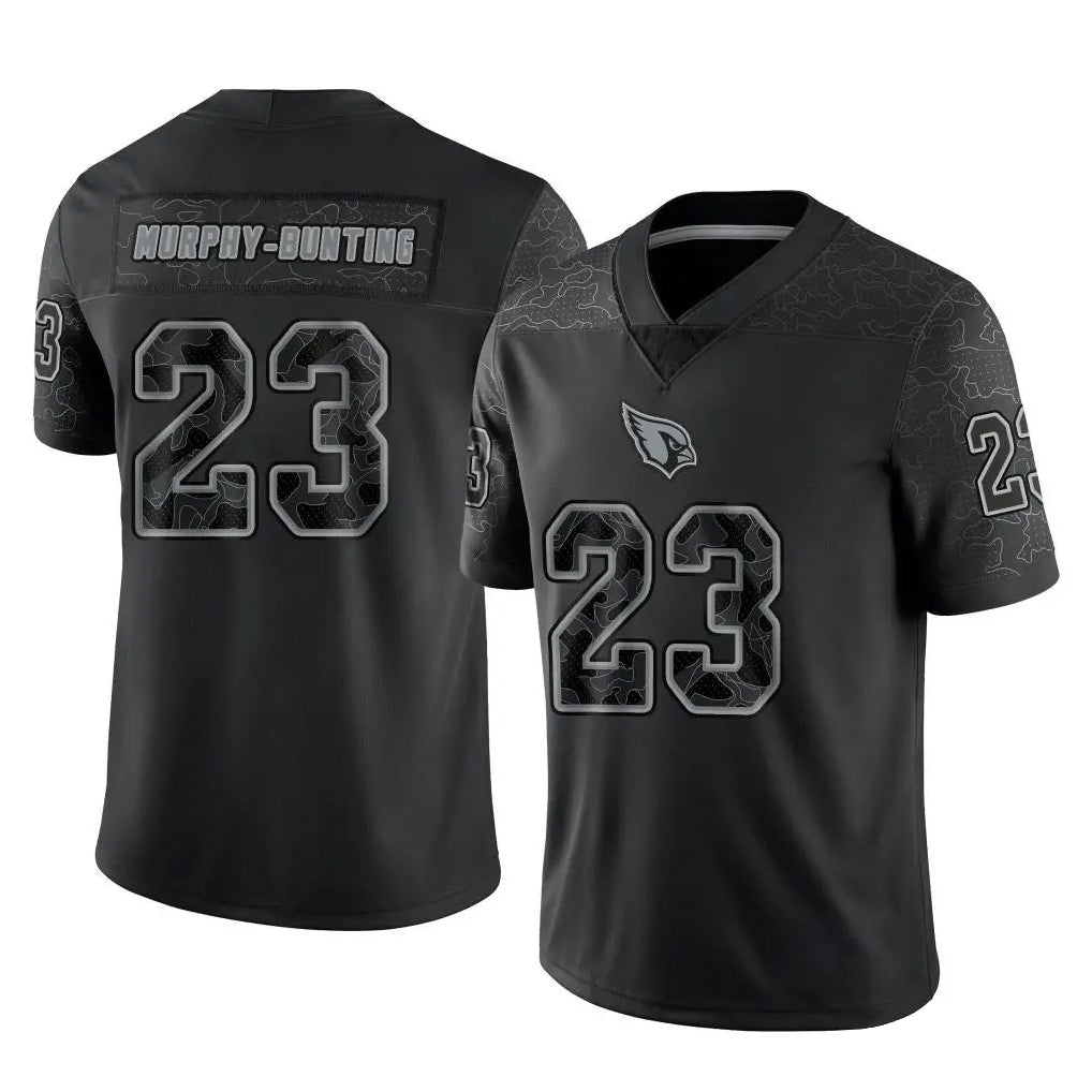 Parkc A.Cardinals #23 Sean Murphy-Bunting Player Black RFLCTV Limited Home Game Stitched Jerseys