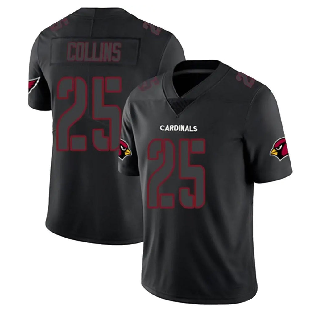 Parkc A.Cardinals #25 Zaven Collins Player Black Impact Limited Home Game Stitched Jerseys
