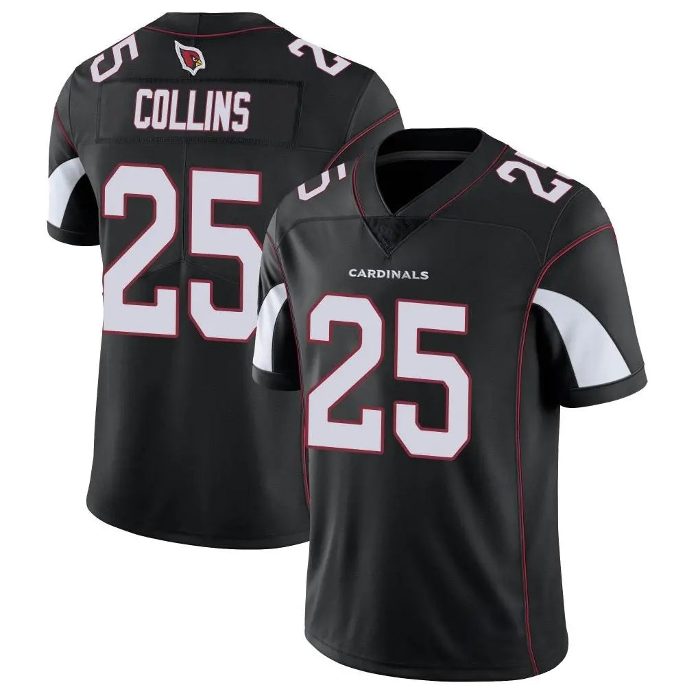 Parkc A.Cardinals #25 Zaven Collins Player Black Vapor Limited Home Game Stitched Jerseys
