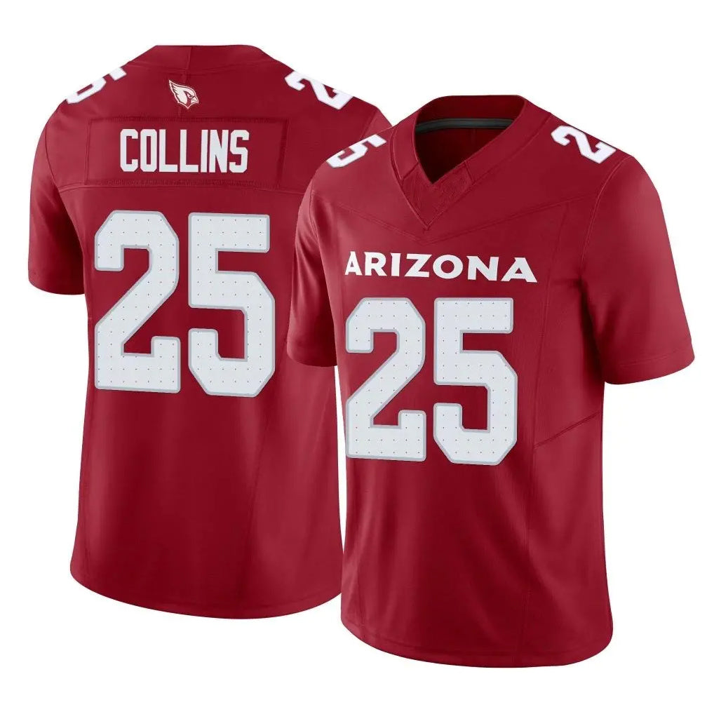 Parkc A.Cardinals #25 Zaven Collins Player Cardinal Vapor F.U.S.E. Limited Home Game Stitched Jerseys