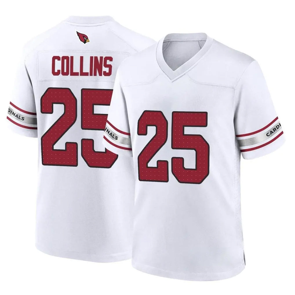 Parkc A.Cardinals #25 Zaven Collins Player White Home Game Stitched Jerseys