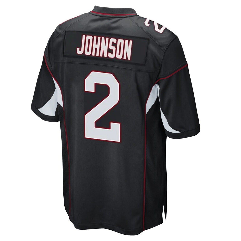 Parkc A.Cardinals #2 Will Johnson Player Black Home Game Stitched Jerseys