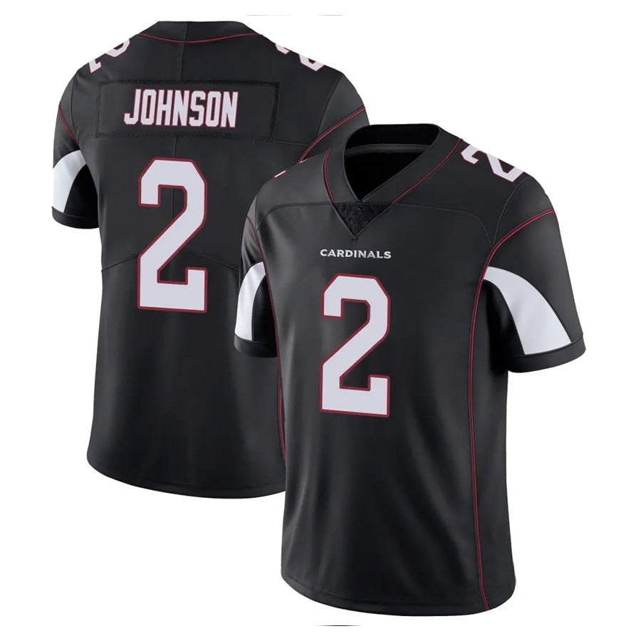 Parkc A.Cardinals #2 Will Johnson Player Black Vapor Limited Home Game Stitched Jerseys