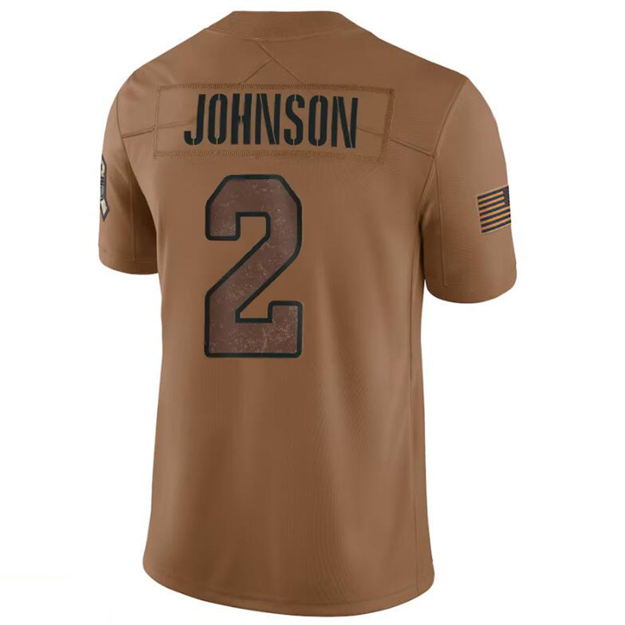Parkc A.Cardinals #2 Will Johnson Player Brown Limited Salute To Service Game Stitched Jerseys