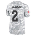 Parkc A.Cardinals #2 Will Johnson Player Camo Salute to Service Limited Home Stitched Jerseys