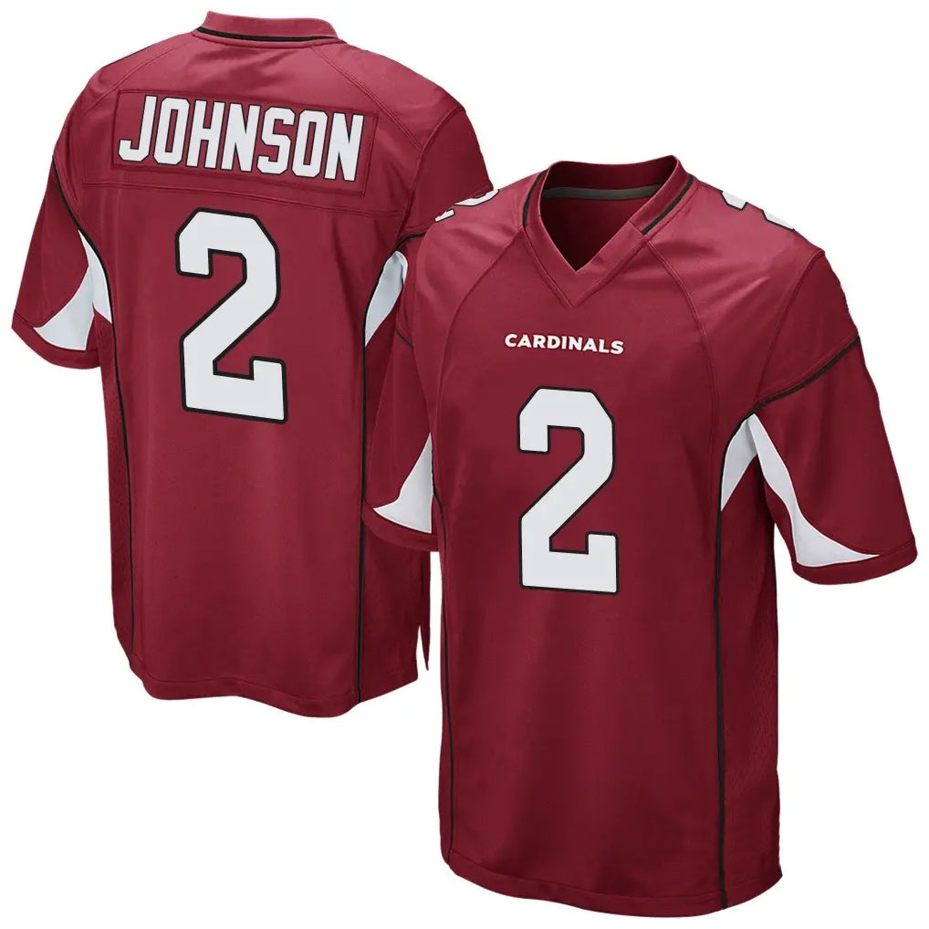 Parkc A.Cardinals #2 Will Johnson Player Cardinal Home Game Stitched Jerseys
