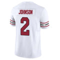 Parkc A.Cardinals #2 Will Johnson Player White Vapor F.U.S.E. Limited Home Game Stitched Jerseys