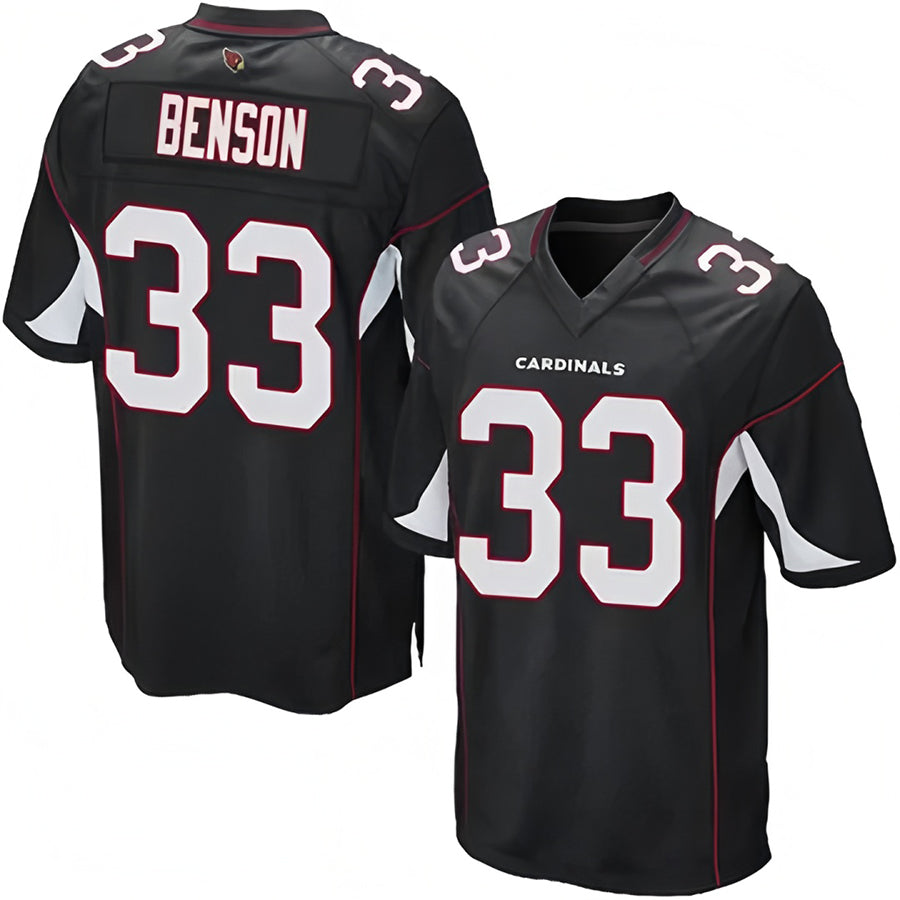 Parkc A.Cardinals #33 Trey Benson Player Black Alternate Game Stitched Jerseys