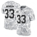 Parkc A.Cardinals #33 Trey Benson Player Camo Salute to Service Limited Stitched Jerseys