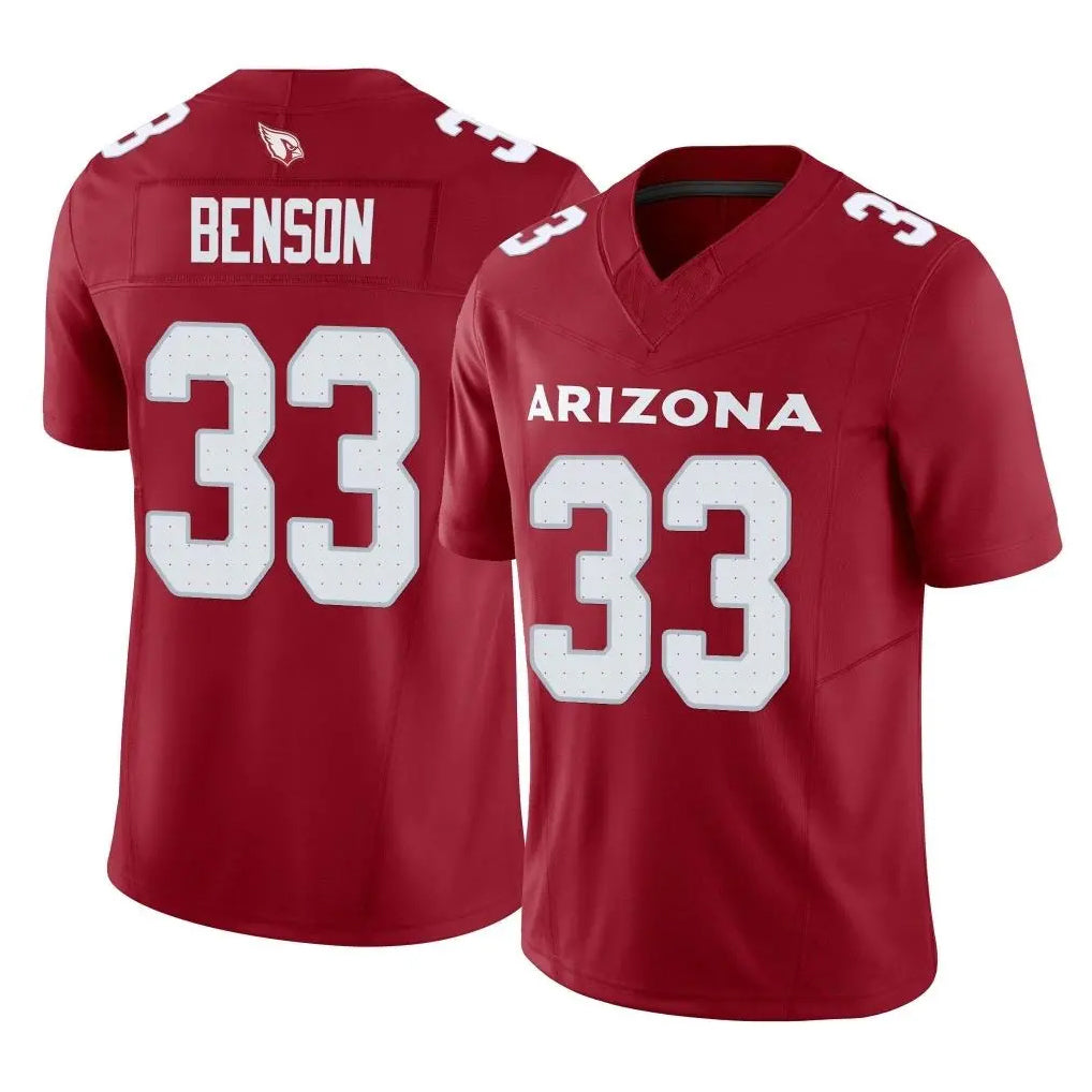 Parkc A.Cardinals #33 Trey Benson Player Cardinal Vapor F.U.S.E. Limited Home Game Stitched Jerseys