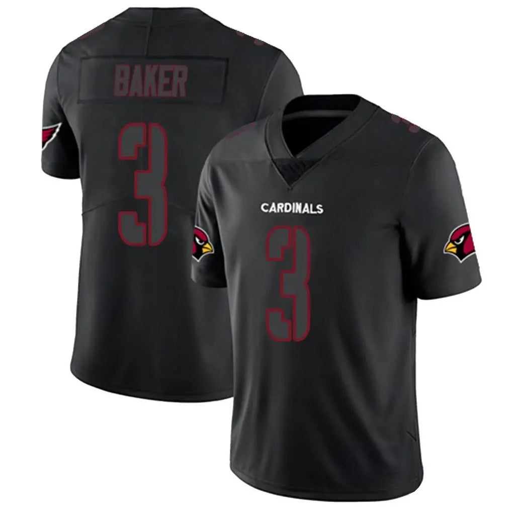 Parkc A.Cardinals #3 Budda Baker Player Black Impact Limited Home Game Stitched Jerseys