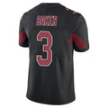 Parkc A.Cardinals #3 Budda Baker Player Black Limited Elite Home Game Stitched Jerseys