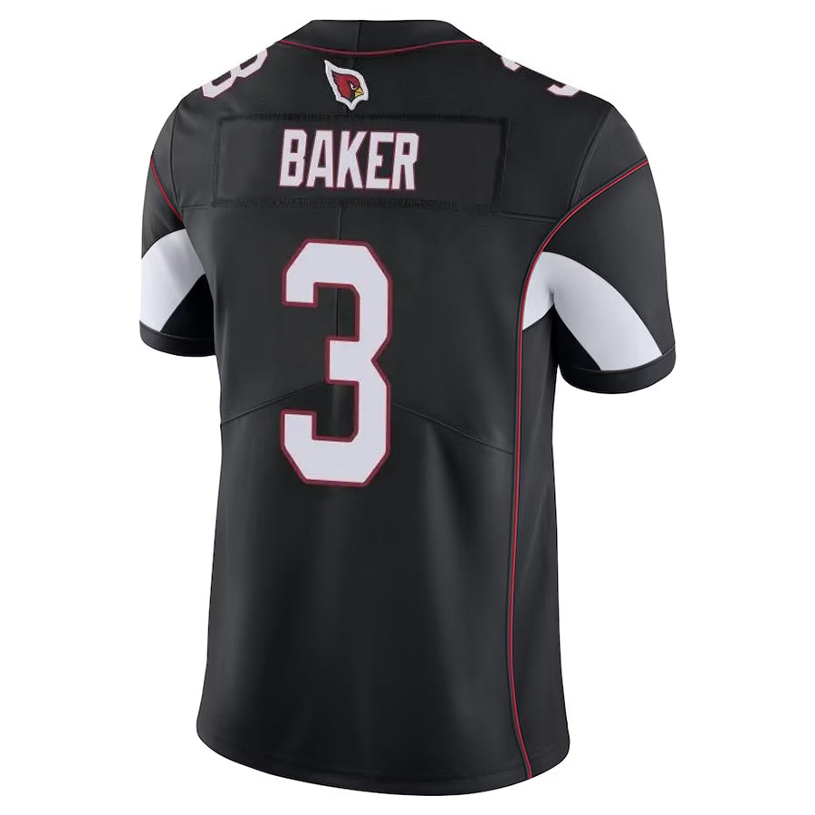 Parkc A.Cardinals #3 Budda Baker Player Black Vapor Limited Home Game Stitched Jerseys