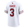 Parkc A.Cardinals #3 Budda Baker Player White Game Road Stitched Jerseys