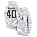 Parkc A.Cardinals #40 Pat Tillman Player Arctic Camo Salute to Service Limited Hoodie Stitched Jerseys