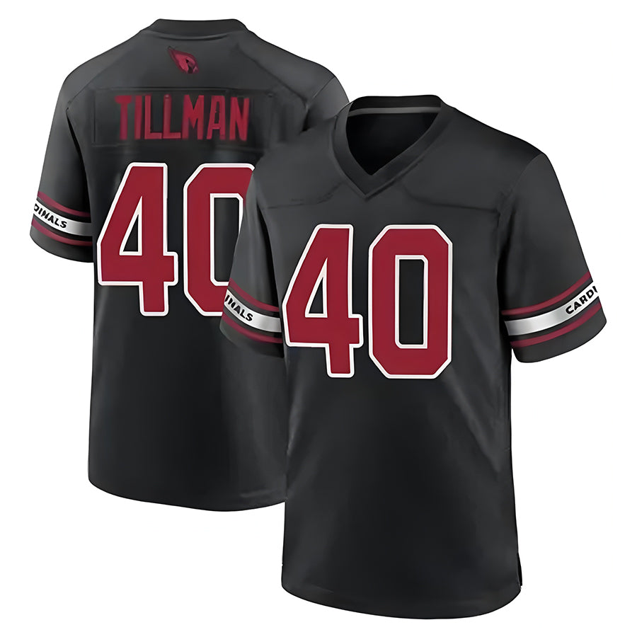 Parkc A.Cardinals #40 Pat Tillman Player Black Game Stitched Jerseys