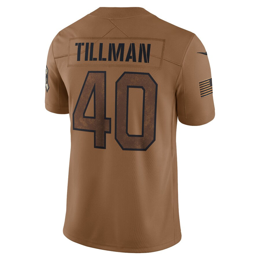 Parkc A.Cardinals #40 Pat Tillman Player Brown Salute To Service Limited Stitched Jerseys
