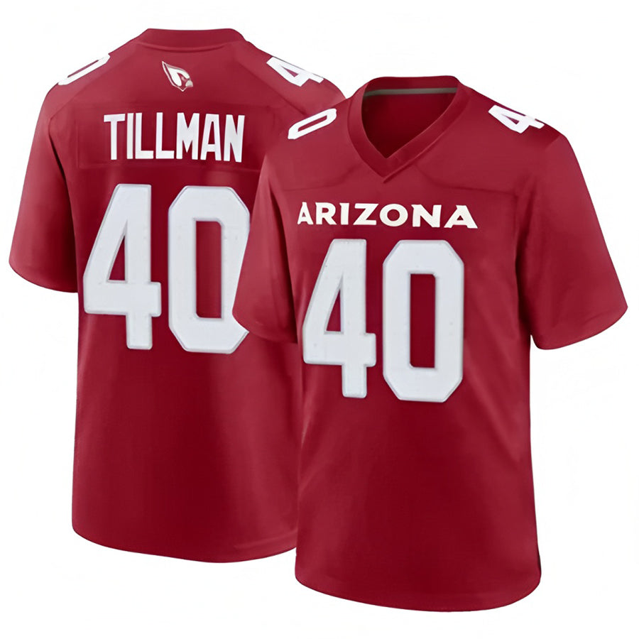 Parkc A.Cardinals #40 Pat Tillman Player Cardinal Game Home Stitched Jerseys