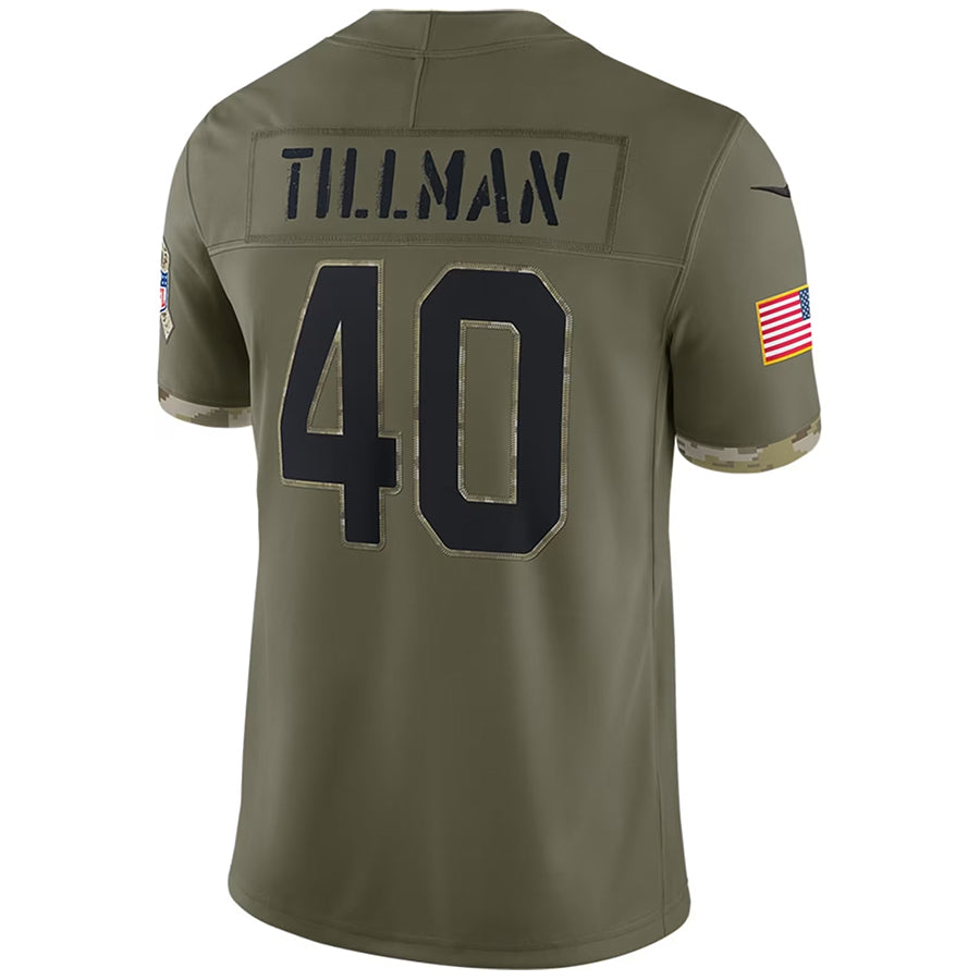 Parkc A.Cardinals #40 Pat Tillman Player Olive Salute to Service Limited Stitched Jerseys
