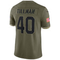 Parkc A.Cardinals #40 Pat Tillman Player Olive Salute to Service Limited Stitched Jerseys
