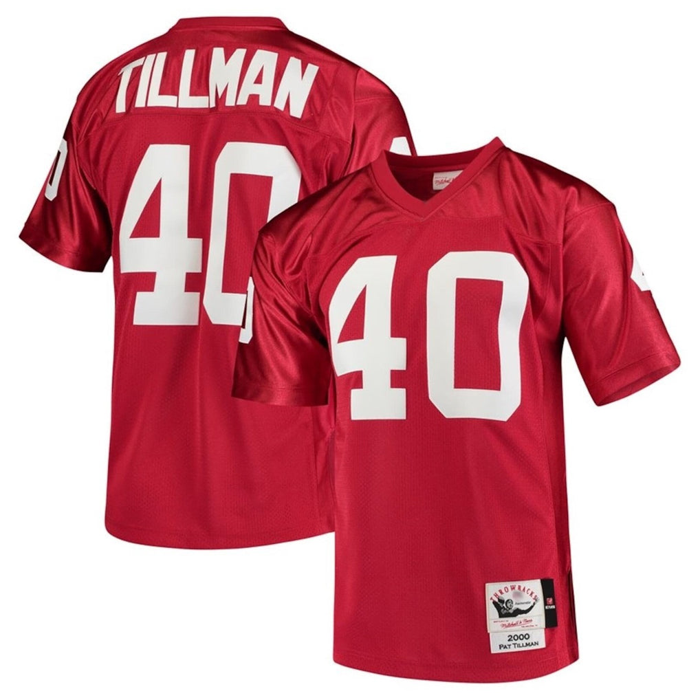 Parkc A.Cardinals #40 Pat Tillman Player Red Mitchell & Ness Cardinal Legacy Replica Stitched Jerseys