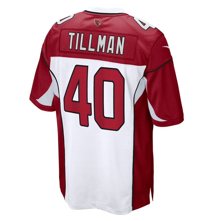 Parkc A.Cardinals #40 Pat Tillman Player White Home Game Stitched Jerseys