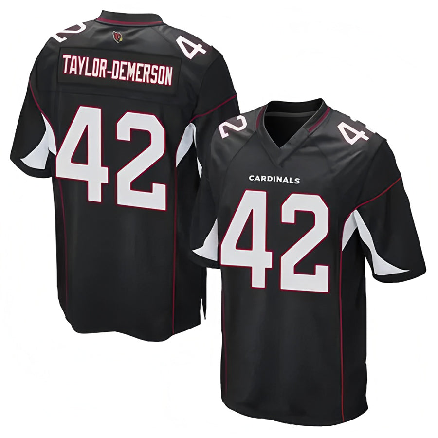 Parkc A.Cardinals #42 Dadrion Taylor-Demerson Player Black Game Stitched Jerseys