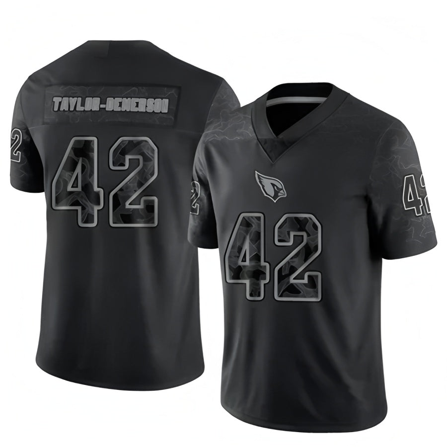 Parkc A.Cardinals #42 Dadrion Taylor-Demerson Player Black RFLCTV Limited Stitched Jerseys