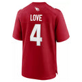 Parkc A.Cardinals #4 Jeremiyah Love Player Cardinal Limited Home Game Stitched Jerseys