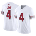 Parkc A.Cardinals #4 Jeremiyah Love Player White Vapor F.U.S.E. Limited Home Game Stitched Jerseys