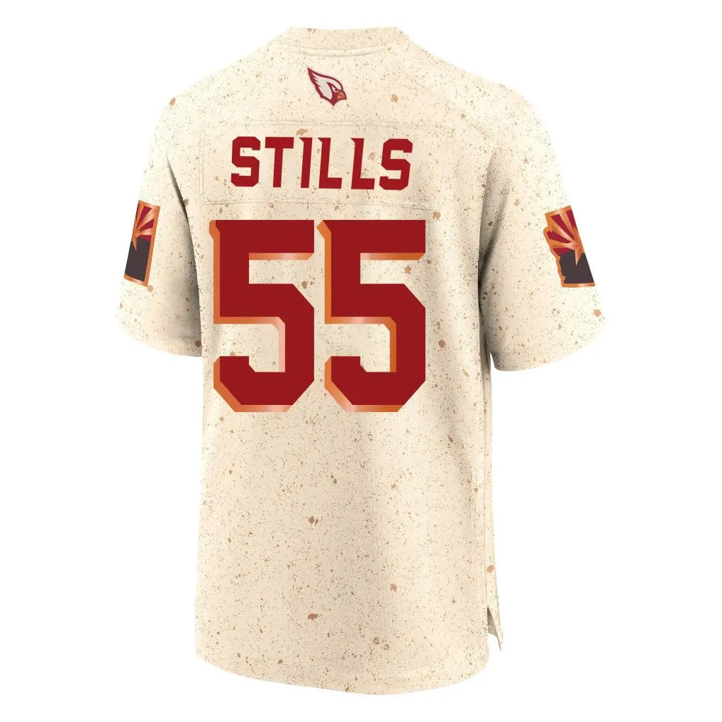 Parkc A.Cardinals #55 Dante Stills Player Cream Rivalries Collection Game Stitched Jerseys