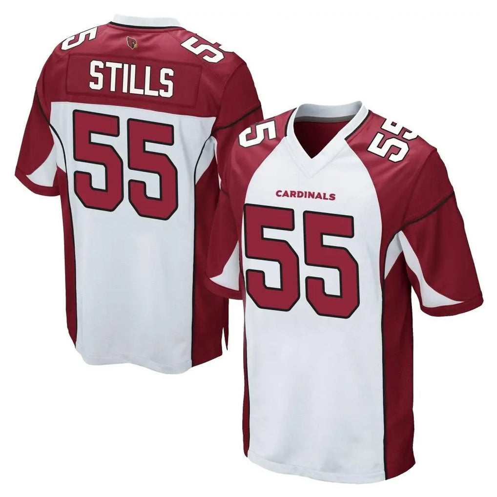Parkc A.Cardinals #55 Dante Stills Player White Cardinal Home Game Stitched Jerseys