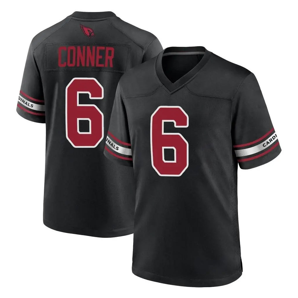 Parkc A.Cardinals #6 James Conner Player Black Alternate Game Stitched Jerseys