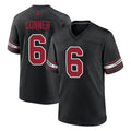 Parkc A.Cardinals #6 James Conner Player Black Alternate Game Stitched Jerseys