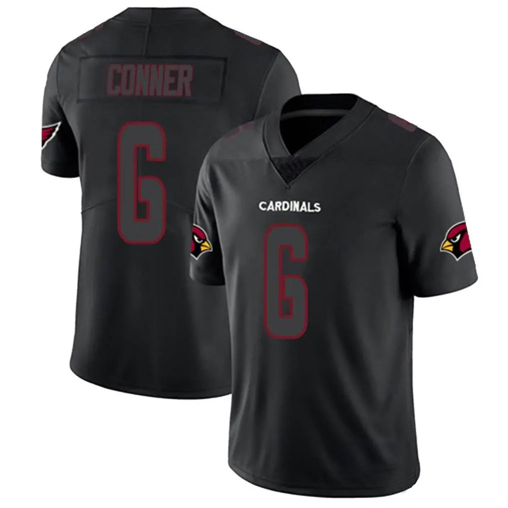 Parkc A.Cardinals #6 James Conner Player Black Impact Limited Home Game Stitched Jerseys
