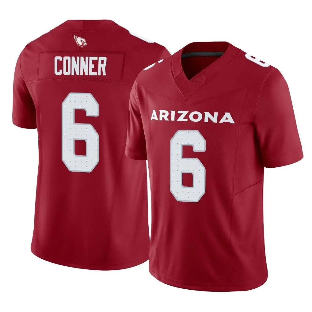 Parkc A.Cardinals #6 James Conner Player Cardinal Vapor F.U.S.E. Limited Home Game Stitched Jerseys